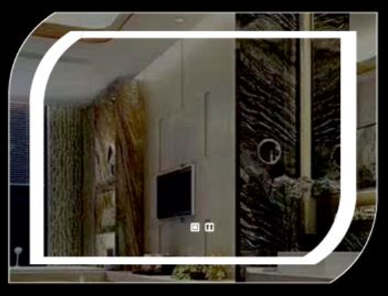 Огледало за баня с LED осветление 60*80