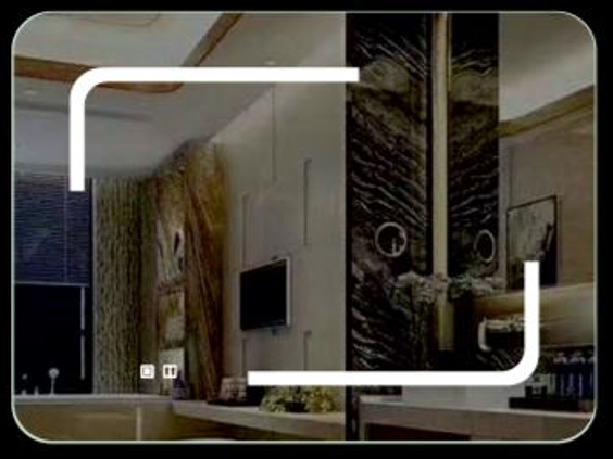 Огледало за баня с LED осветление 60*80