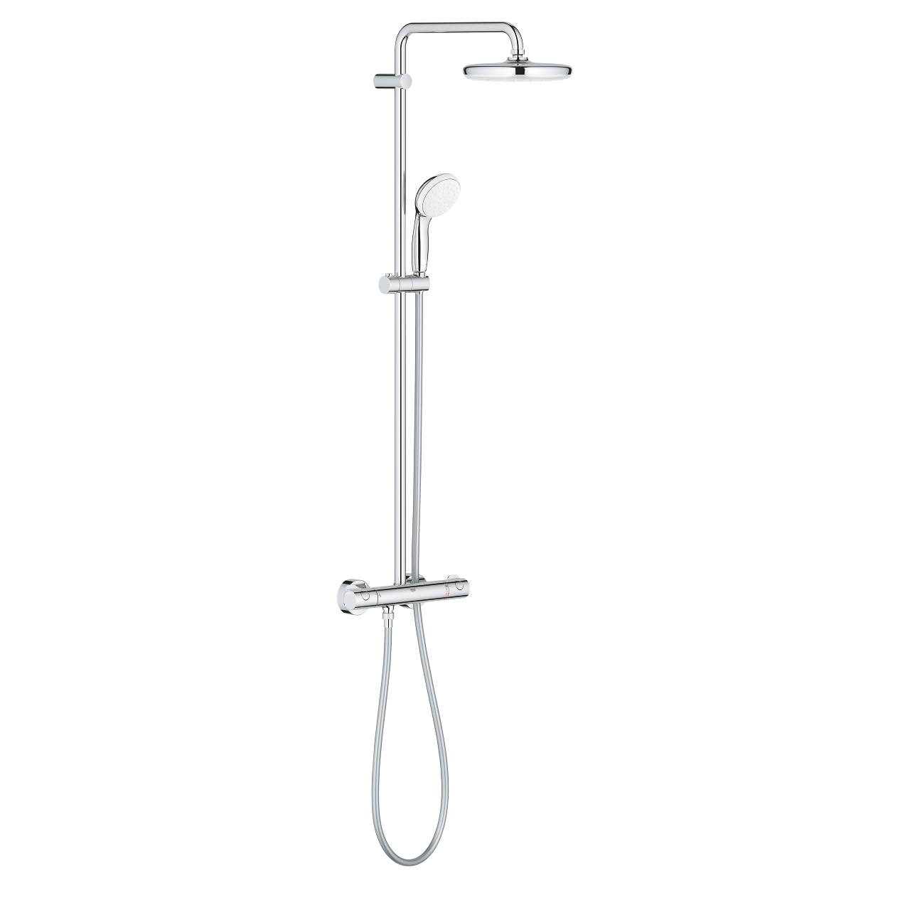 Душ система с термостатен смесител Grohe Bau System 210 с фиксирана височина