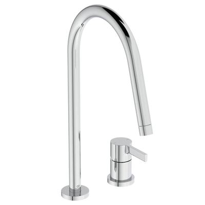 Смесител за кухня с 2-дупков с висок тръбен чучур Ideal Standard Gusto Premium
