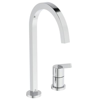 Смесител за кухня с 2-дупков с висок профилен чучур Ideal Standard Gusto Premium