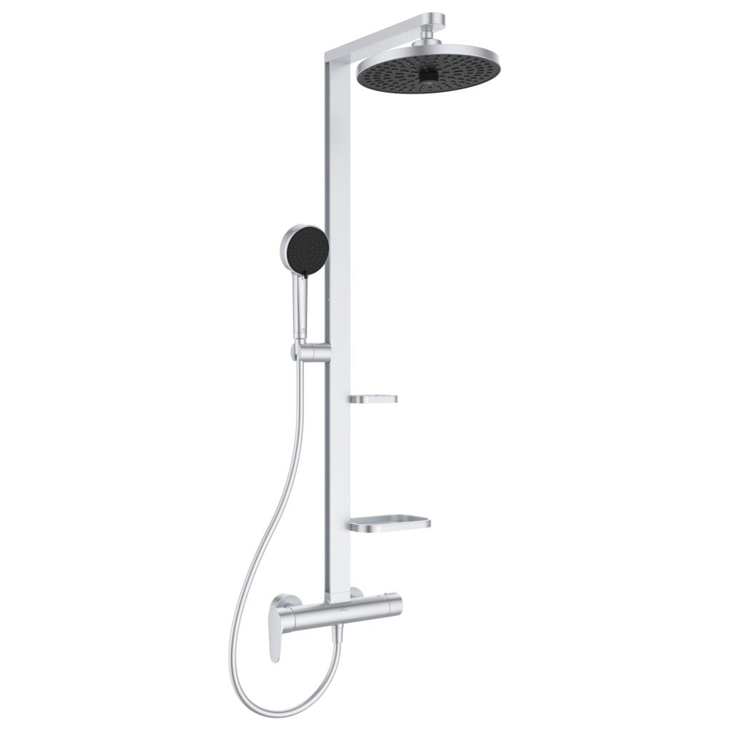 Душ система Ideal Standard Ceratherm ALU+ със смесител за душ BD584SI