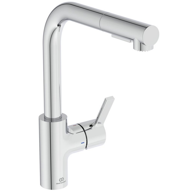 Смесител за кухня с изтеглящ се чучур Ideal Standard Gusto Premium