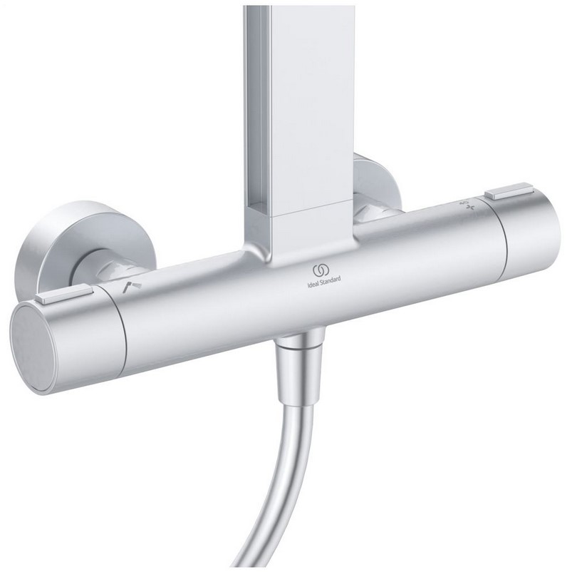 Душ система Ideal Standard Ceratherm ALU+ с термостатен смесител за душ BD583SI