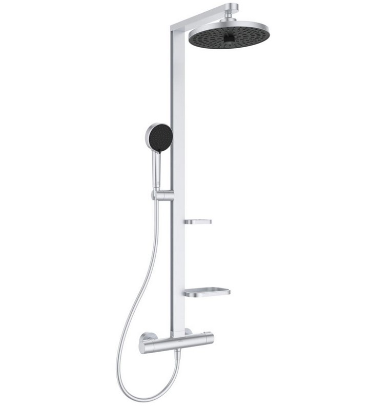 Душ система Ideal Standard Ceratherm ALU+ с термостатен смесител за душ BD583SI