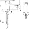Комплект за баня Ideal Standard CERAPLAN - смесител за мивка H75 с хигиенен душ