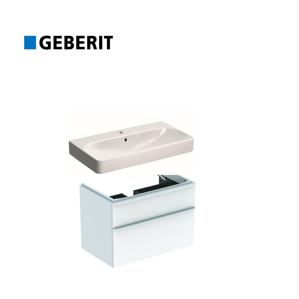 Комплект GEBERIT мивка и шкаф за мивка 60 см Smyle Square
