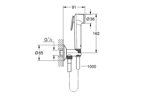 Комплект за  хигиенен душ Grohe