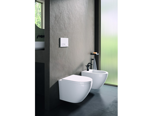 Окачена тоалетна чиния Doria Rimless Ramon Soler с капак soft close