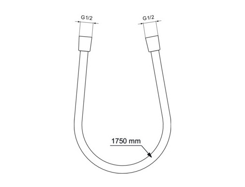 Шлаух 1750 mm Ideal Standard IdealFlex