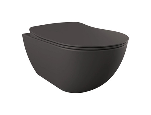 Окачена тоалетна чиния Free Rim-Off CREAVIT с ултратънък капак soft close