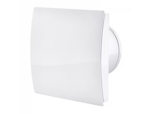Вентилатор за баня MM-P/06 100/100 Стъкло овал бял мат