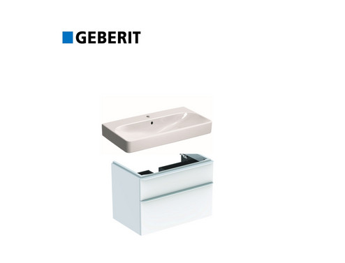 Комплект GEBERIT мивка и шкаф за мивка 60 см Smyle Square