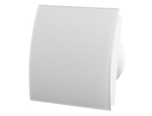 Вентилатор за баня MM-P/06 100/105 Стъкло бял гланц овал