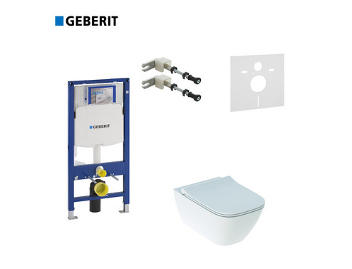 Комплект GEBERIT структура за вграждане Duofix Sigma 12 см с окачена тоалетна чиния Smyle